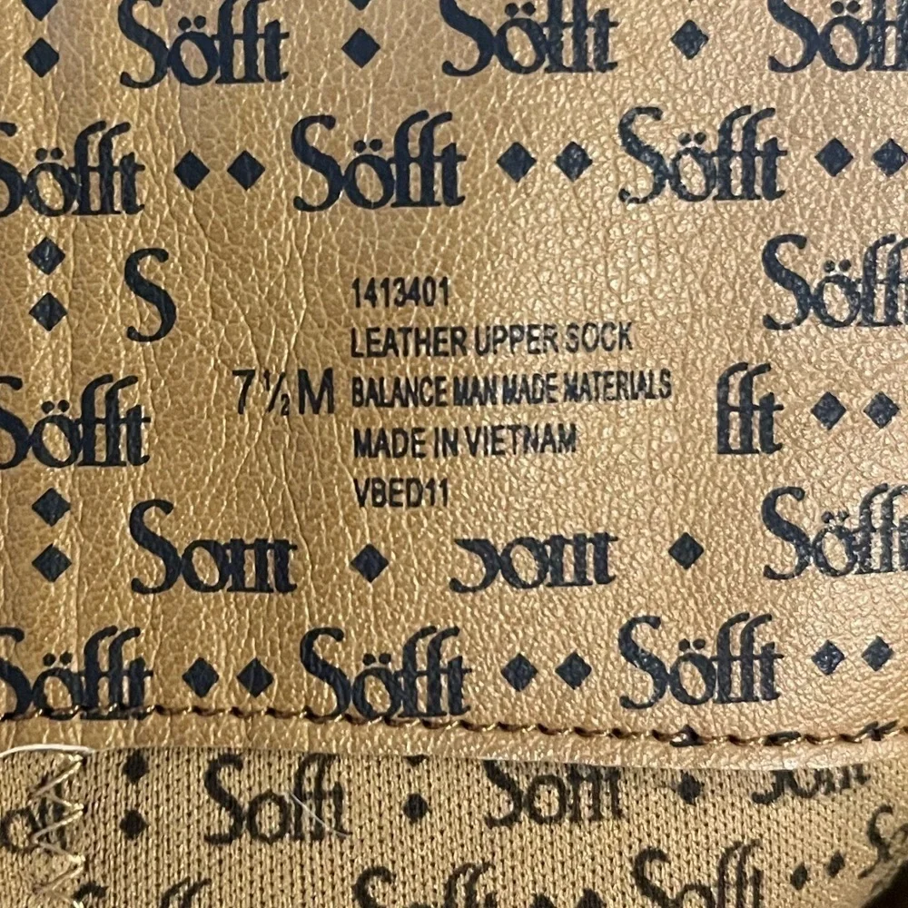 Sofft black leather